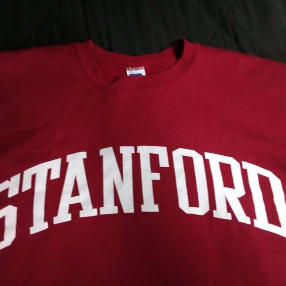 Vintage Russell Athletic Stanford University Crewneck Sweatshirt - Picture 1 of 6
